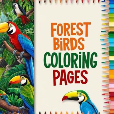 Forest Birds Coloring Pages
