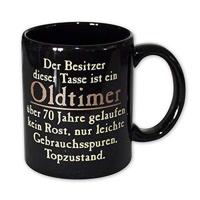 Oldtimer Tasse 70 Jahre gelaufen