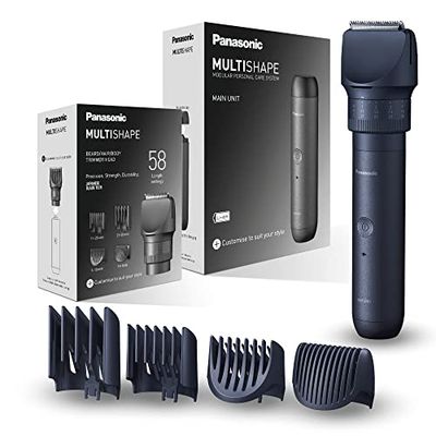 Panasonic MULTISHAPE Sistema Modulare per la Cura della Persona ER-CTW1, regolabarba e tagliacapelli per uomo con batteria ricaricabile agli ioni di litio