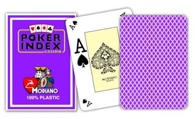 Modiano - Juego de cartas (Poker Index) (versión en Italiano)