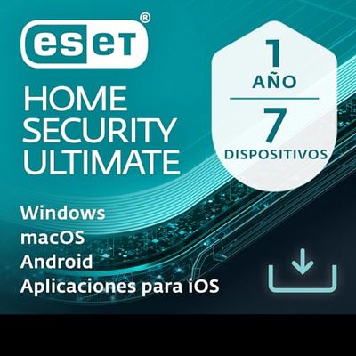 ESET HOME Security Ultimate 2024 | 7 dispositivos | 1 año | limpieza de metadatos, VPN, gestor de contraseñas y cifrado de datos incluidos | Windows, macOS, Android e iOS | Código por email