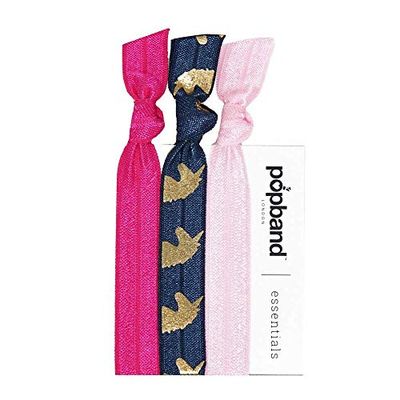 Popband ESSENTIALS - LICORNE - Paquet de 3 Élastiques à Cheveux Popband