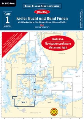 Sportbootkarten : Satz 1 : Kieler Bucht und Rund Fünen (Ausgabe 2012) [import allemand]