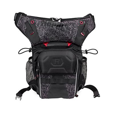 Backpack Fishing Accessories Holder Rapala Urban Hip Pack 36x36x15 cm 9 lt Digi-camo-Black