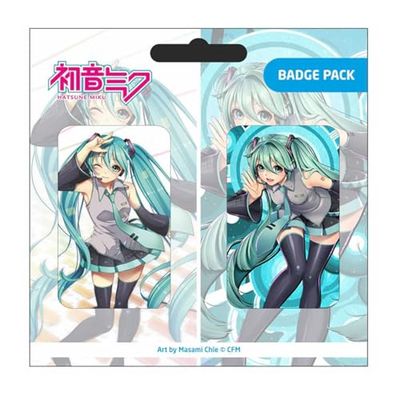 POPBuddies Lot de badges Hatsune Miku (Art by Masami Chie)