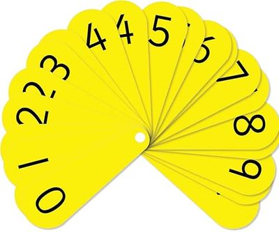 Inspirational Classrooms 3114909 "Pupil Double Number Fans Educational Toy (Pack of 10)