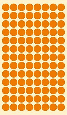 bsb Etiketten markeringspunten neon oranje 8 mm