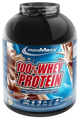 IronMaxx 100% Whey Protein Pulver 2350g - Schokolade - Shake protéiné délicieux, 37 g protéines, avec BCAA & EAA, boisson idéale pour sportifs
