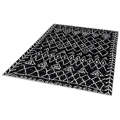 Polyester tryckt matta 80 x 150cm modell BattleField svart