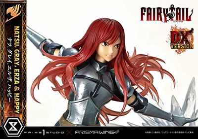 Prime 1 Studio Fairy Coda - Natsu, Grigio, Erza, Felice - Statua Deluxe Versione 1/7 57cm