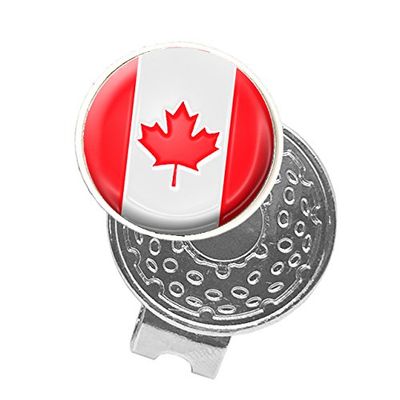 Asbri Golf Unisex Adult Canada Cap Clip - Silver, N/A