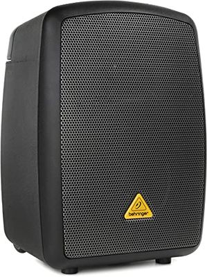 Behringer EUROPORT MPA40BT-PRO Sistema de megafonía portátil todo en uno de 40 vatios con conectividad Bluetooth, funcionamiento con batería y asa de transporte
