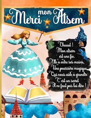 Mon ATSEM est une fée: CADEAU ATSEM ÉCOLE MATERNELLE : idée cadeau original de fin d'année | planificateur journalier | 107 pages | Grand format A4