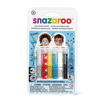 SNAZAROO STICKS PEINTURE POUR VISAGE GARCONS