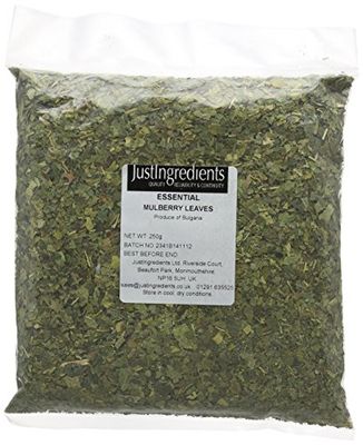 JustIngredients Essentials Mulberry Leaves 250 g (Pack of 3)