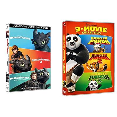 Dragon Trainer Collection 1-3 (Box 3 Dv) & Kung Fu Panda 1,3 (Box 3 Dvd)