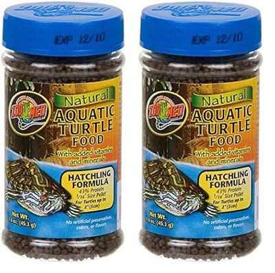 Zoomed Food Natural Aquatic Turtle Micro Pellet - 45,30 g (Confezione da 2)