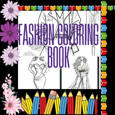 Fashion coloring book