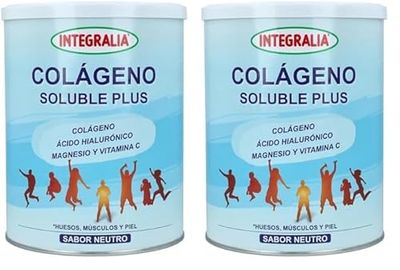 INTEGRALIA - COLAGENO SOLU.PLUS neutro 360g INTEGRALIA (Paquete de 2)