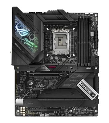 ASUS ROG Strix Z690-F Gaming Scheda Madre ATX, Intel Z690, LGA1700, DDR5, PCI 5.0, WiFi 6E(802.11ax), Intel I225-V 2.5Gb LAN, ROG SupremeFX 7.1, 4xM.2, 6xSATA 6GB/s, Aura Sync RGB, Nero