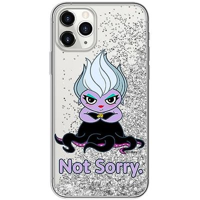 ERT GROUP mobiltelefonfodral för Apple Iphone 11 PRO originalt och officiellt licensierat Disney mönster Ursula 004 optimalt anpassad till formen på mobiltelefonen, med glitter overflow-effekt