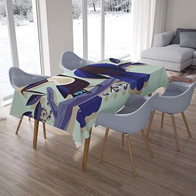 Bonamaison köksdekoration, bordsduk, 145 cm x 220 cm - designad och tillverkad i Turkiet
