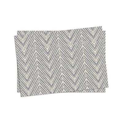 Doge Milano Set de 2 sets de table rectangulaires, 100% Made in Italy, Sets de table américains avec impression numérique, antidérapants et lavables, Motif géométrique - Uhuru, cm 40x30