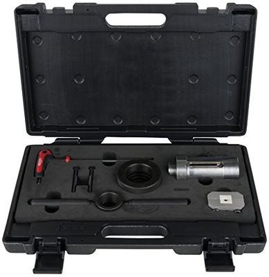 KS Tools 150.9545 Schokdemper-montagehulpset voor schokdempers met een uitslagbegrenzingsveer, 7-dlg