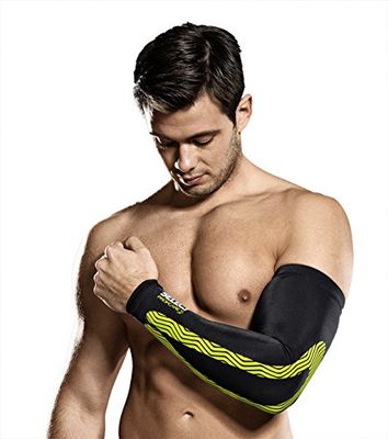 Derbystar Unisex Adult Compression arm support-5661004111 Compression Arm Support - black, XL