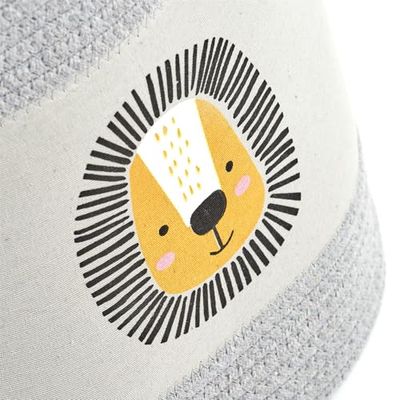 Zeller 14288 Zebra - Cesta de almacenaje (algodón, 30 x 30 cm, aprox