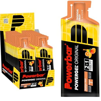 Powerbar PowerGel Original Tropical Fruit 24x41g - High Carb Energy Gel + C2MAX