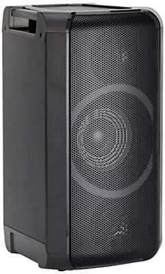 Panasonic SC-TMAX5EG-K Sistema di Altoparlanti Bluetooth, 150W, Facile da Trasportare, Sistema Bass Reflex, Compatibile con Power Bank, Fast Wireless Charging Qi, USB, Aux, Nero