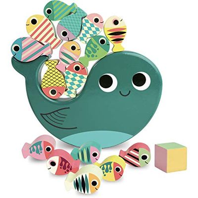 Vilac Vilac7716 - Juego de Equilibrio de Ballenas, Multicolor