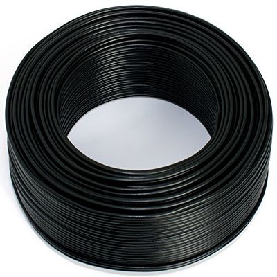 SeKi 2 x 0,75 mm Högtalarkabel, Svart, 50 m