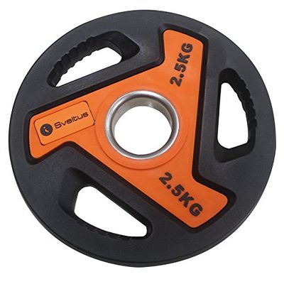 Sveltus 3810 Disco per Barra Unisex Adulto, Arancione/Nero, 2,5 kg