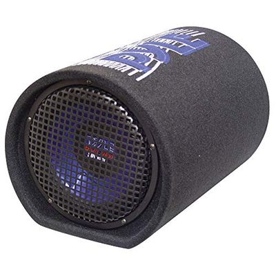 Pyle Haut-Parleur - Tube Subwoofer Voiture - Système d'Enceinte Audio de Voiture - 400 Watt avec Bobine Mobile en Aluminium de 5,08 cm - Réponse en Fréquence de 30 Hz à 700 kHz - Noir