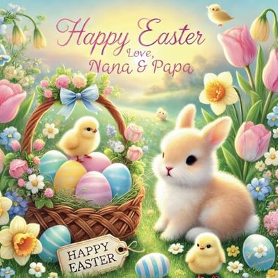 Baby Book From Nana And Papa: Happy Easter!: A Fun Counting Rhyme Numbers One to Ten for Toddlers and Preschool. Special Gift From Grandparents to Grandchildren
