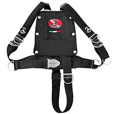DiveSystem MOD X3M Imbraco GAV Tecnico, Piastra Alluminio, Nero, Taglia Unica