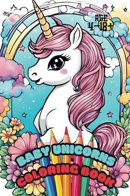 Baby unicorns coloring book