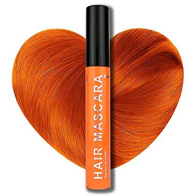 Stargazer Mascara per capelli reattivo ai raggi UV, colore arancione fluo
