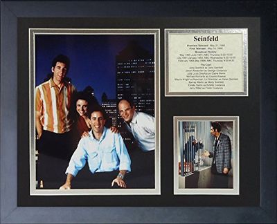 Legends Never Die "Seinfeld Foto enmarcada Collage, 11 x 14