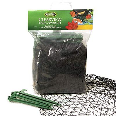 Blagdon 1022392 - Clearview Bien teichabdecknetz 6 x 4 m, Negro