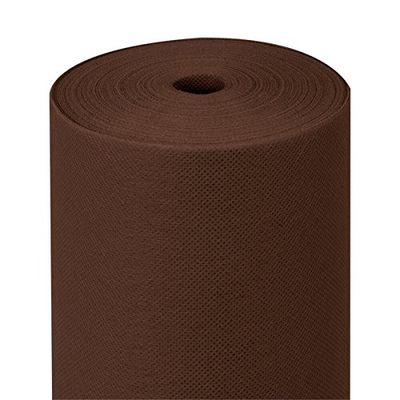 García de Pou 156.02 tafelkleed Spunbond, voorgesneden, 120 cm, 1,2 x 50,4 m, chocolade