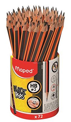 Maped MD-850059 Lápiz BLACK'PEPS. Bote x72 (HB)