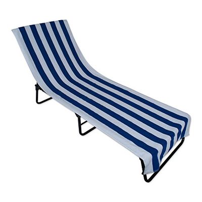 J&M Home Fashions J y M casa Modas salón Silla Toalla de Playa con sábana Bajera Ajustable Bolsillo