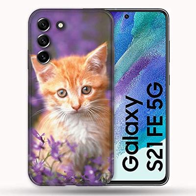 Beschermhoes voor Samsung Galaxy S21 FE / S21FE, violet