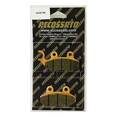 AGPA102OR, PASTIGLIE FRENO ANT ACCOSSATO PGO>PMS 50 (2000)
