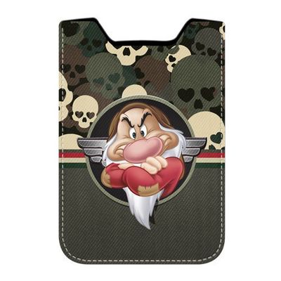 Disney Zeven Zwergen Skull-Mini hoes voor mobiele telefoon I-Bag, groen, Groen, Eén maat, Mini mobiele telefoon tas I-Bag Skull