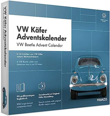 Franzis VW Beetle Advent Calendar, standaard, Blauw