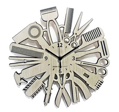 Instant Karma Clocks Wandklok - Barber Shop kapper salon schoonheid heren dames